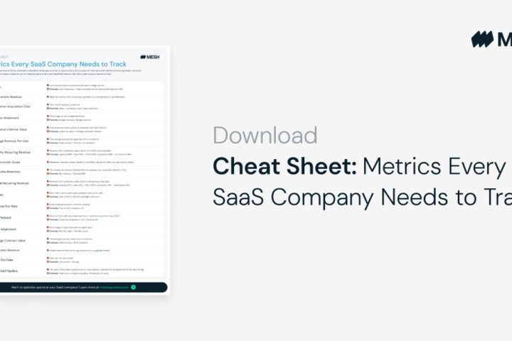 Download Cheat Sheet: Metrics Every SaaS Company Needs to Track